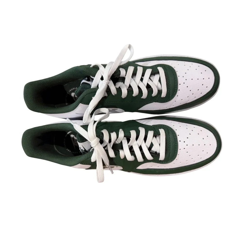 Nike Court Vision Low Mens Green White Sneakers HM9862-300 Streetwear Shoe